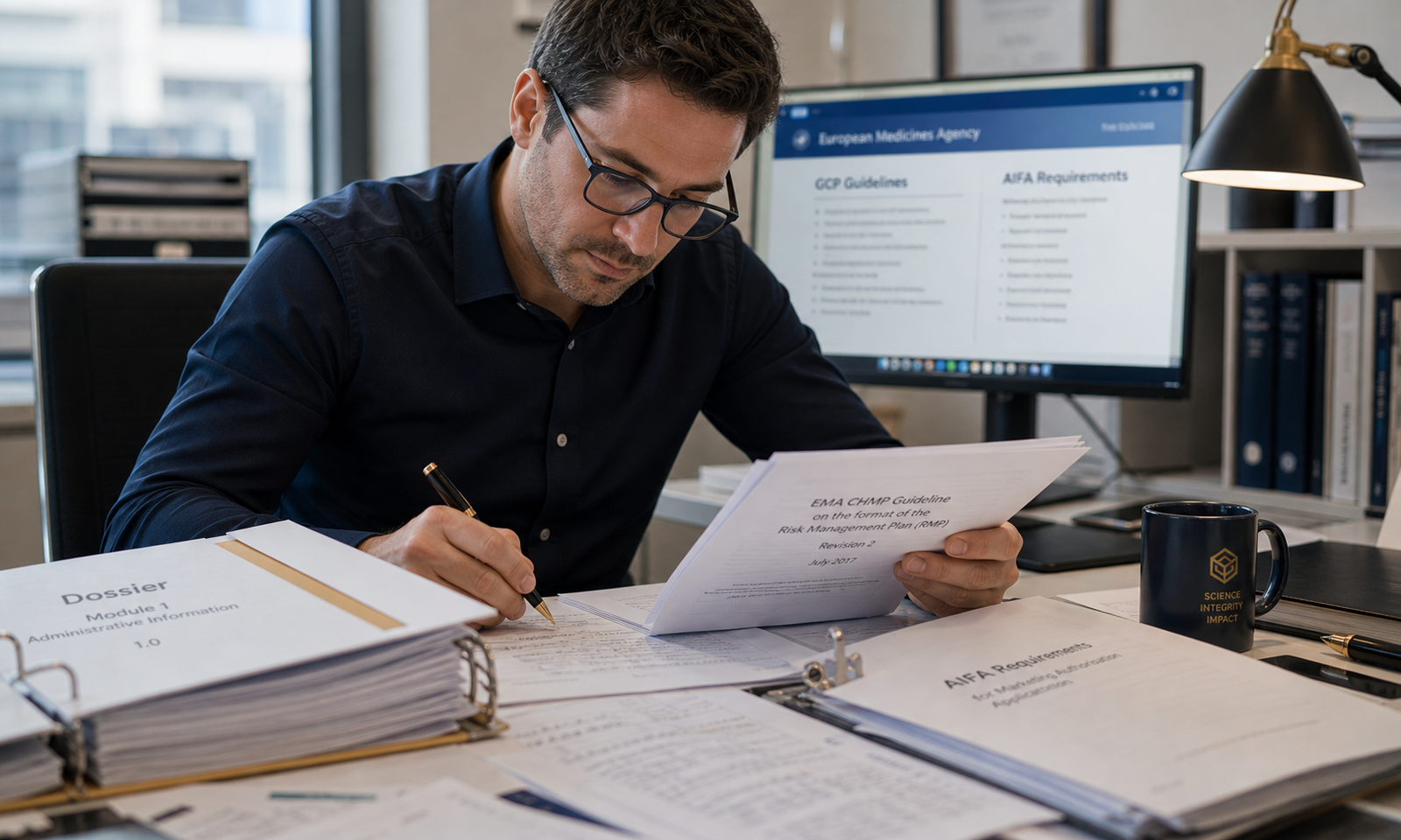 Regulatory Affairs Manager studia dossier pharma e linee guida AIFA